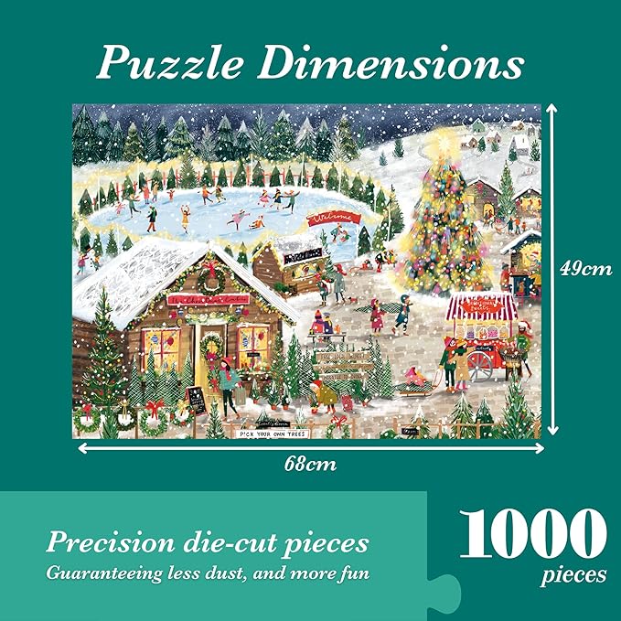 Falcon de Luxe 515 - Winter Village - 1000 stukjes