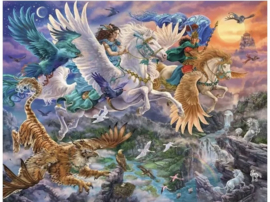 Ravensburger  - Door de Lucht op een Pegasus - 2000 stukjes