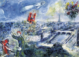 Eurographics Marc Chagall - View of Paris - 1000 stukjes