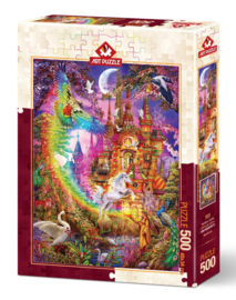 Art Puzzle 5075 - Rainbow Castle - 500 stukjes
