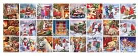 Eurographics Advent Calendar - Merry Christmas - 24x50 stukjes