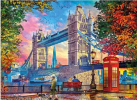 Gibsons 7164 - Clearing Skies Over Tower Bridge - 1000 stukjes