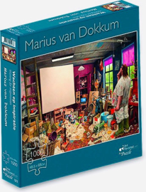 Art Revisited Marius van Dokkum - Wachten op Inspiratie - 1000 stukjes