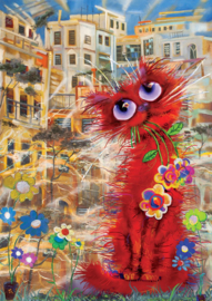 Art Puzzle 4582 - Red Cat - 260XL stukjes