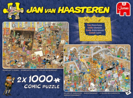 Jan van Haasteren - Een Dagje Naar Het Museum - 2x1000 stukjes