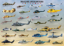 Eurographics 0088 - Military Helicopters - 1000 stukjes