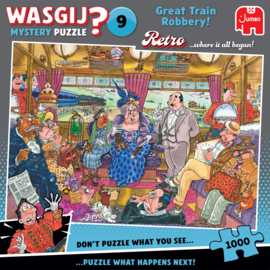 Wasgij Mystery 9 Retro - De Grote Treinroof! - 1000 stukjes