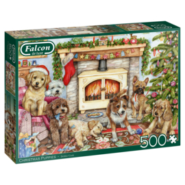 Falcon de Luxe 11310 - Christmas Puppies - 500 stukjes