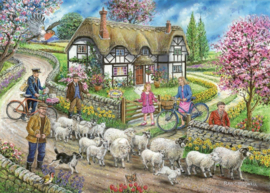House of Puzzles - Life in the Country - 4x500 stukjes