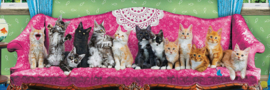 Eurographics 5629 - Kitty Cat Couch - 1000 stukjes  Panorama