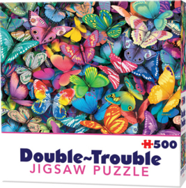 TFF Dubbelzijdige puzzel - Vlinders - 500 stukjes