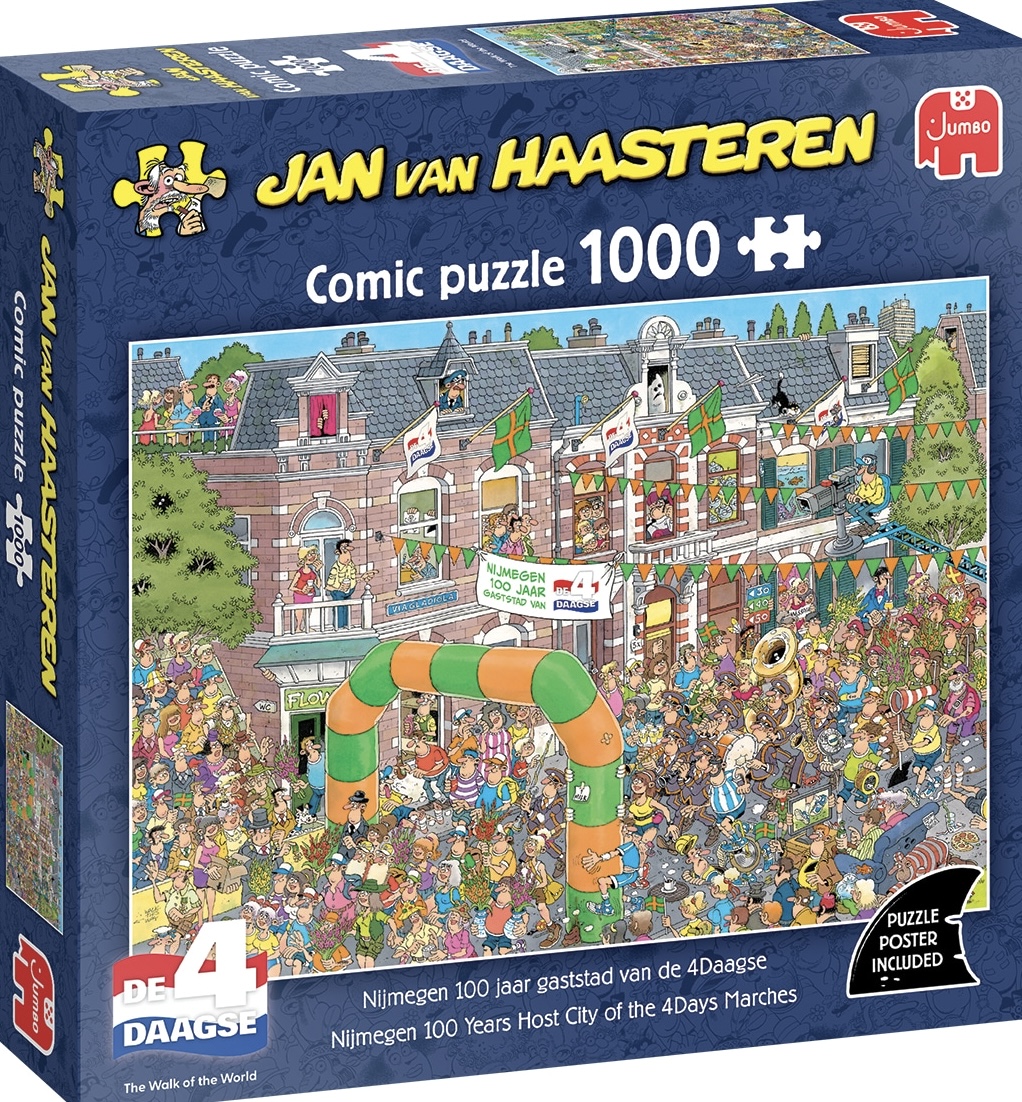 Jan van Haasteren - 100 Jaar Nijmeegse Vierdaagse - 1000 stukjes
