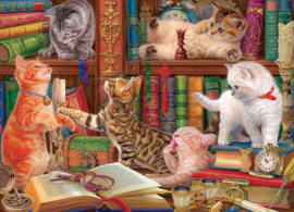 Eurographics 5913 - Library Kittens - 1000 stukjes