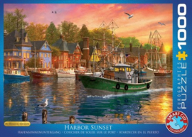 Eurographics 0969 - Harbor Sunset - 1000 stukjes