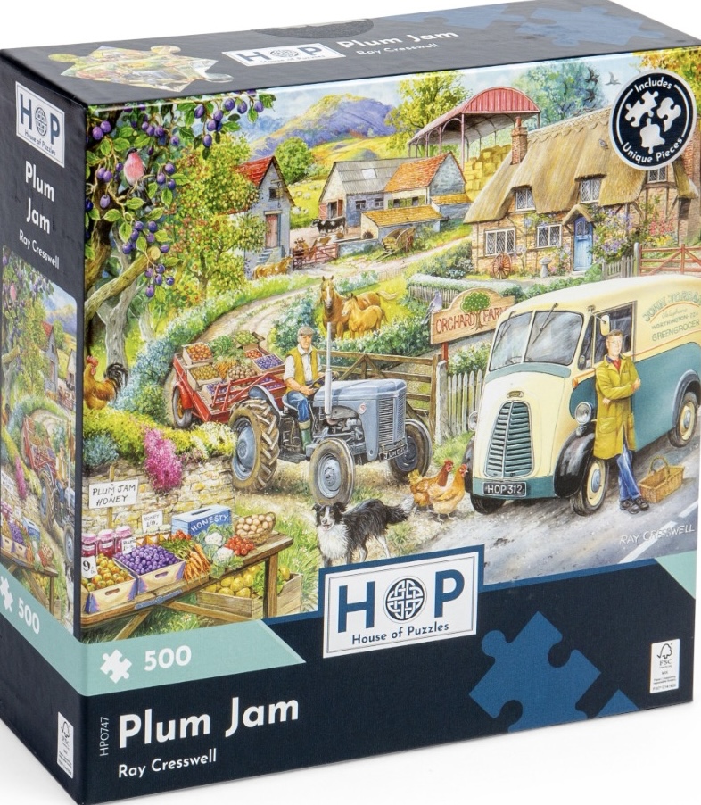 House of Puzzles - Plum Jam - 500 stukjes