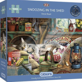 Gibsons 6248 - Snoozing in The Shed - 1000 stukjes