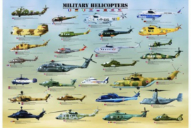 Eurographics 0088 - Military Helicopters - 500XL stukjes