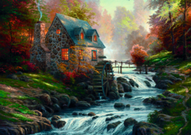 Thomas Kinkade - Cobblestone Mill - 1000 stukjes