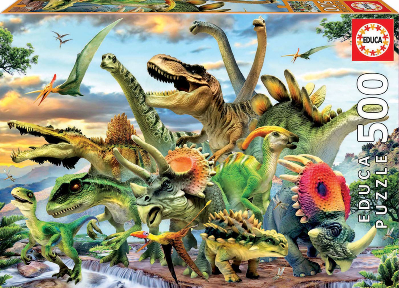 Boren Partina City het winkelcentrum Dinosaurus / Draken | voordeligelegpuzzels