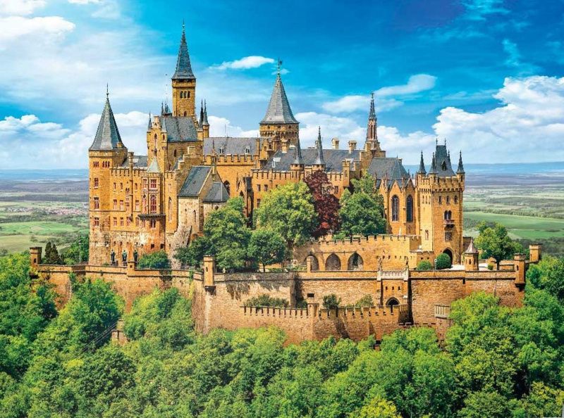 Eurographics 5762 - Hohenzollern Castle, Germany - 1000 stukjes