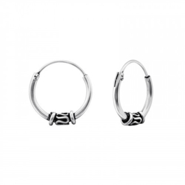 Bali Hoops - 925 Sterling Zilver