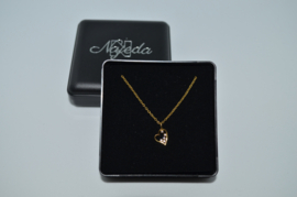Ketting met hart - gold plated