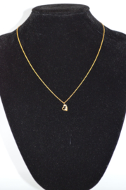 Ketting met hart - gold plated