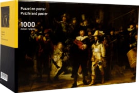 Rijksmuseum puzzel Nachtwacht - Rembrandt van Rijn 1000