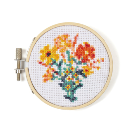 Kikkerland Borduursetje Bloemen