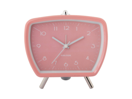 Alarm Clock Candy Circus Retro / flamingo pink
