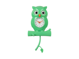 Wandklok Uil Karlsson // Groen