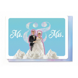 Kaart + envelop Mr. & Mrs.