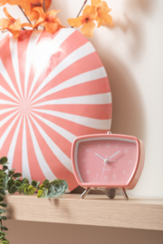 Alarm Clock Candy Circus Retro / flamingo pink