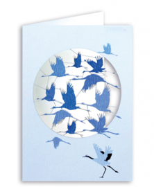 Forever Cards Laser-Cut Card - Flying Storks