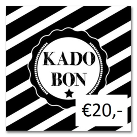 Kadobon Bij Dré t.w.v. €20,-