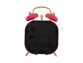 Alarm Clock Metallic Glam Squared / donker roze