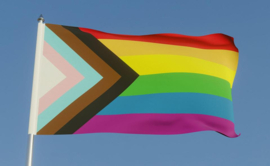 Regenboog Progress Vlag Pride 150 x 90