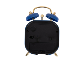 Alarm Clock Metallic Glam Square / blauw