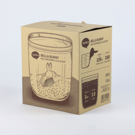 QUALY BELLA BUNNY RICE CONTAINER 3.5 L & maatlepel