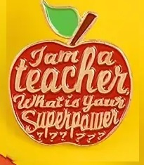 Pin teachter / superpower ROOD