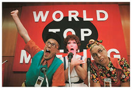 Ansichtkaart World top meeting