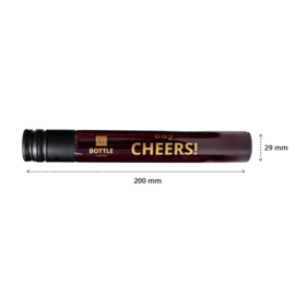 Wijntubes - cheers - wit - Inhoud:	100 ml