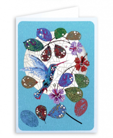 Forever Cards Laser-Cut Card - Hummingbird