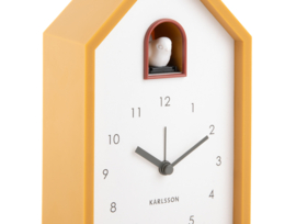 Alarm Clock Modern Cuckoo Karlsson / oker geel