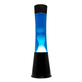 Lava Lamp ''Tower'' Cyan - Black Base 