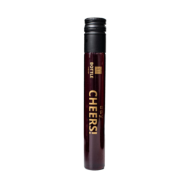 BOTTLE LANGUAGE WIJNTUBES - CHEERS - ROOD -