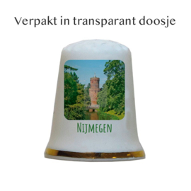Vingerhoedje Nijmegen porcelein Kruittoren