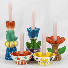 Kaarsenstandaard tulp stripes
