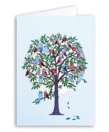 Forever Cards Laser-Cut Card - Tree Full Of Owls