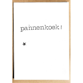 Kaart + envelop Pannenkoek!